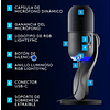 Micrófono Gamer Logitech G Yeti GX, RGB dinámico para gaming con LIGHTSYNC 