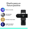 Cámara Video Conferencia Logitech Brio 4K Zoom digital: 5x Conect. USB-A o USB-C