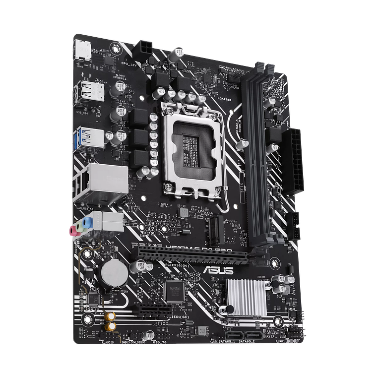 Placa Madre ASUS PRIME H610M-F D4 R2.0 (LGA 1700 Micro ATX, PCle 4.0 M.2 DDR4) 6