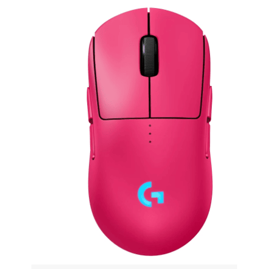 Mouse Gamer Inalámbrico Logitech G PRO 2 Rosado (Lightspeed, 32.000 DPI, Ultraligero)	