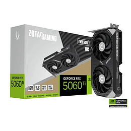 Tarjeta de Video ZOTAC GAMING NVIDIA GeForce RTX 5060 Ti 16GB Twin Edge OC, 16GB GDDR7, 128-bit
