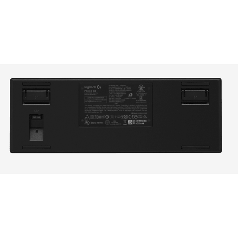 Teclado Gamer Inalámbrico Logitech G PRO X 60, Ingles, Switch Táctil, RGB, 60%, Color Negro 6