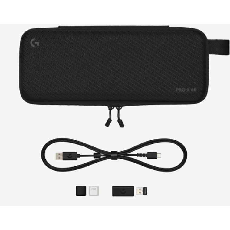 Teclado Gamer Inalámbrico Logitech G PRO X 60, Ingles, Switch Táctil, RGB, 60%, Color Negro 7