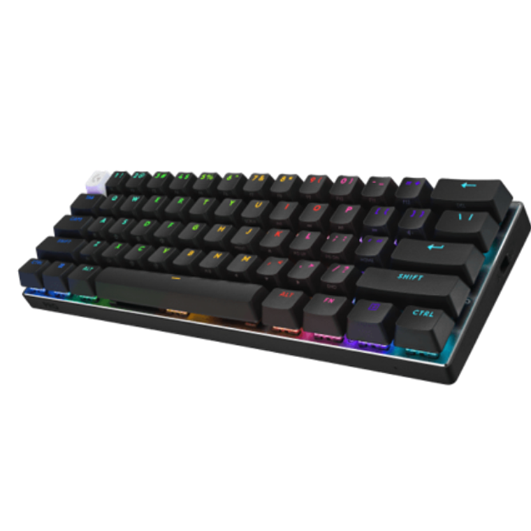 Teclado Gamer Inalámbrico Logitech G PRO X 60, Ingles, Switch Táctil, RGB, 60%, Color Negro 3