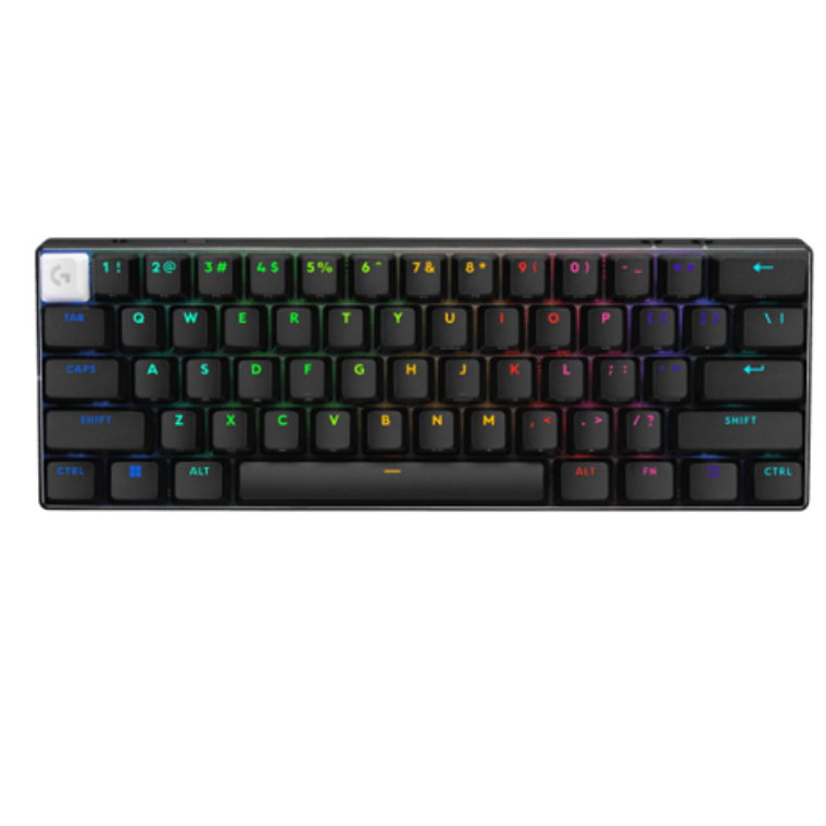 Teclado Gamer Inalámbrico Logitech G PRO X 60, Ingles, Switch Táctil, RGB, 60%, Color Negro 1