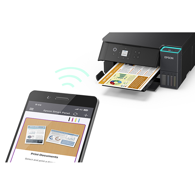 Impresora Multifuncional Epson EcoTank L4360 | Color Wi-Fi 8