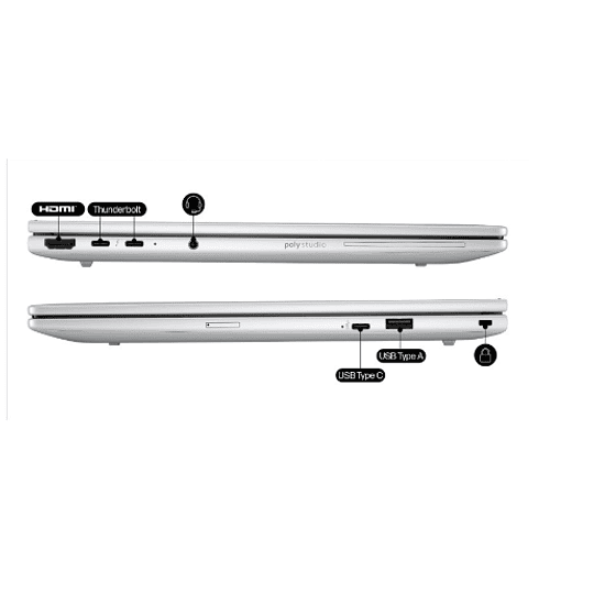 Notebook HP EliteBook 8 G1i de 14“ (Ultra 5 225U, 16GB Ram, 512GB SSD, Win11 Pro) 