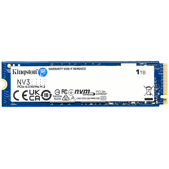 Disco Duro 1TB interno SSD | Kingston NV3 M.2 2280 NVMe