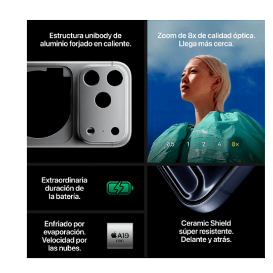 Apple iPhone 17 Pro Max 256GB Plata