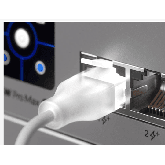 Patch cable Ubiquiti UACC-CABLE-Patch-EL-0.15M-W con Etherlighting y RJ45 