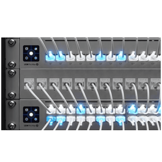 Patch cable Ubiquiti UACC-CABLE-Patch-EL-0.15M-W con Etherlighting y RJ45 