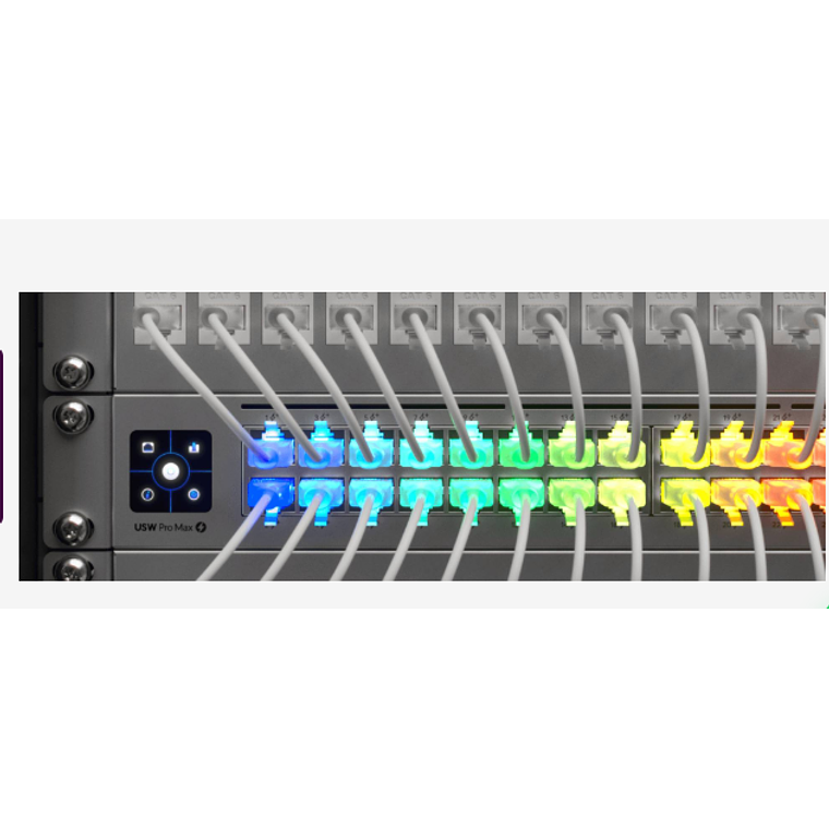 Patch cable Ubiquiti UACC-CABLE-Patch-EL-0.15M-W con Etherlighting y RJ45  6