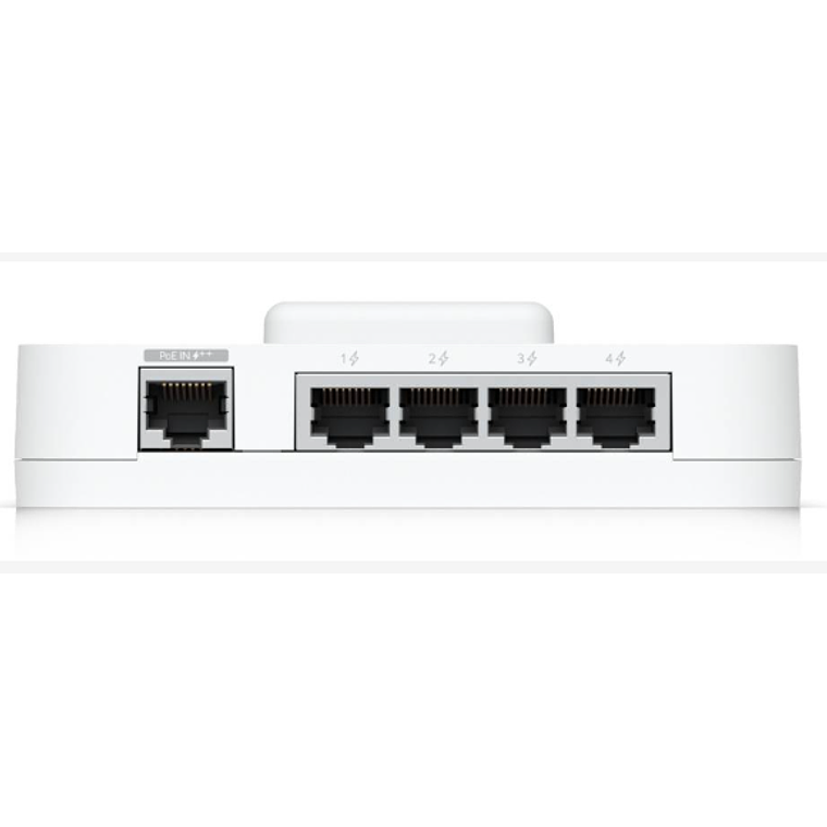 Controlador Portón Riel-Din, PoE++, múltiples relés, Ubiquiti - UA-Hub-Gate 3