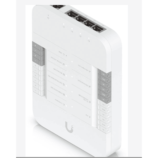 Controlador Portón Riel-Din, PoE++, múltiples relés, Ubiquiti - UA-Hub-Gate