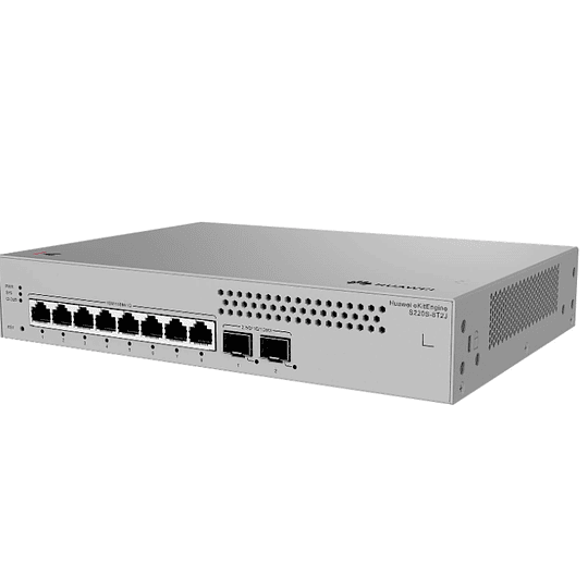 Switch 8 puertos Huawei eKit S220S-8T2J Gestionado L2 8 Puertos Gigabit + 2 SFP 1U Gris