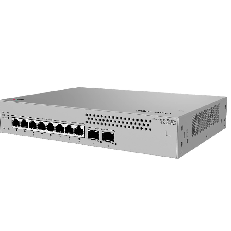 Switch 8 puertos Huawei eKit S220S-8T2J Gestionado L2 8 Puertos Gigabit + 2 SFP 1U Gris 4