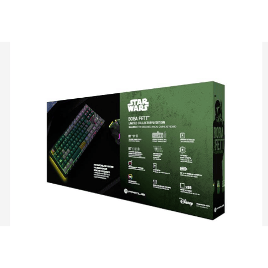 Teclado Inalámbrico Primus Gaming, 2.4 GHz, Bluetooth, USB 2.0