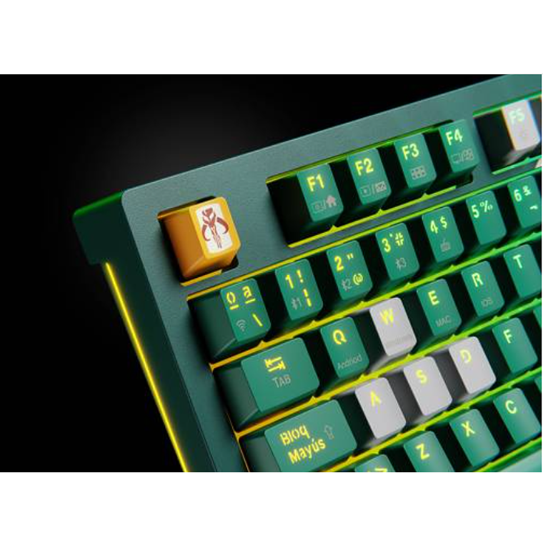 Teclado Inalámbrico Primus Gaming, 2.4 GHz, Bluetooth, USB 2.0 5