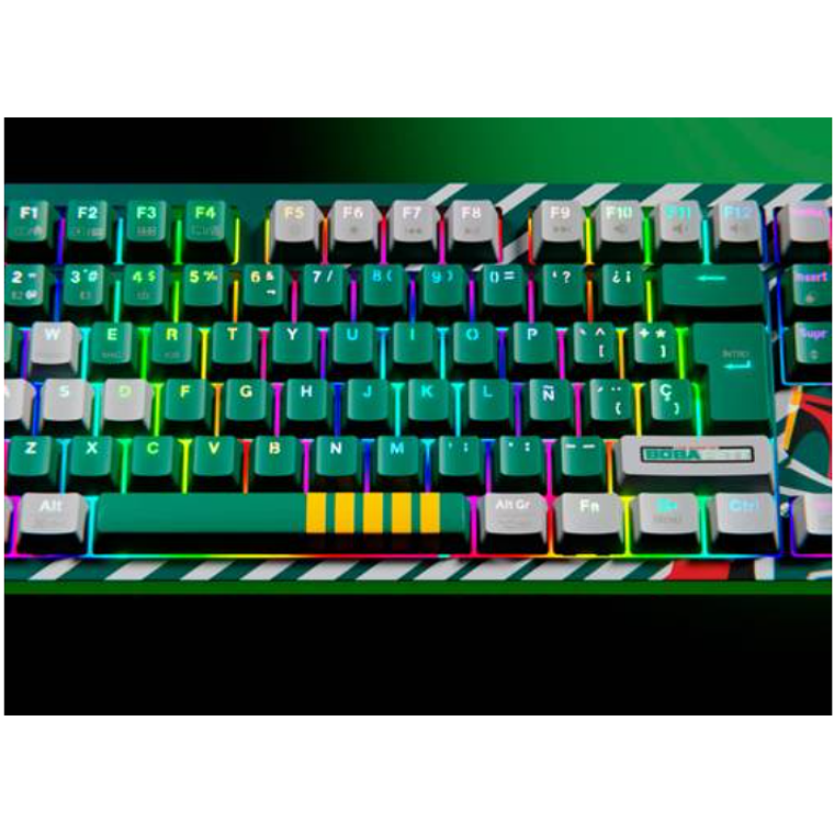 Teclado Inalámbrico Primus Gaming, 2.4 GHz, Bluetooth, USB 2.0 1