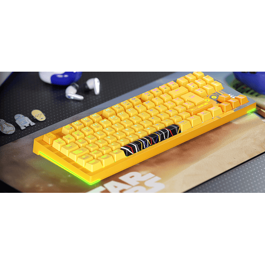 Teclado Inalámbrico Primus Gaming, 2.4 GHz, Bluetooth, USB 2.0