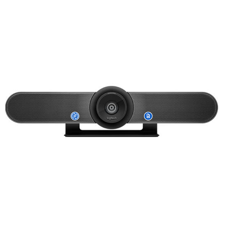 Cámara de video conferencias Logitech MeetUp, 4K Ultra HD, Bluetooth  2