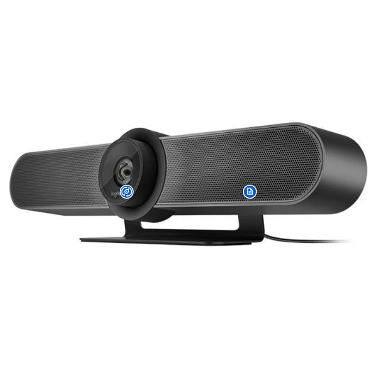 Cámara de video conferencias Logitech MeetUp, 4K Ultra HD, Bluetooth  4
