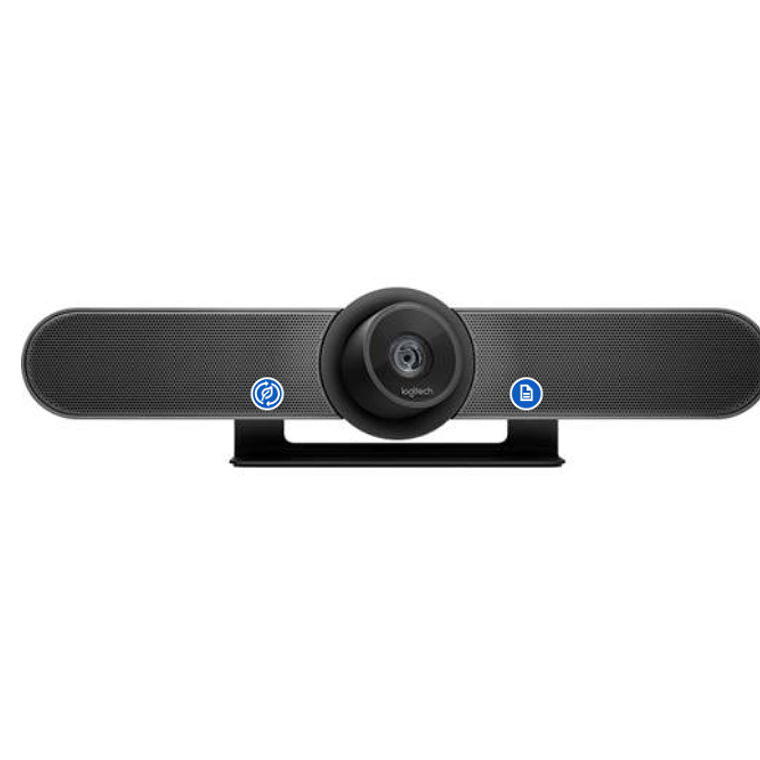 Cámara de video conferencias Logitech MeetUp, 4K Ultra HD, Bluetooth  3