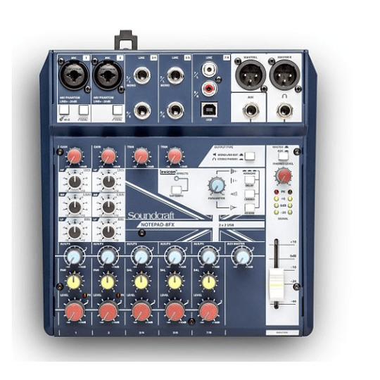 Mezclador de 8 canales Soundcraft - Audio system - 5085984US