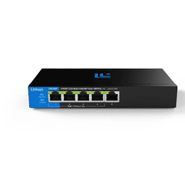 Switch de 5 Puertos Linksys LN2305P  (2.5G Multigigabit, PoE+, 60W)