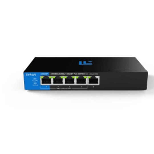 Switch de 5 Puertos Linksys LN2305P  (2.5G Multigigabit, PoE+, 60W)