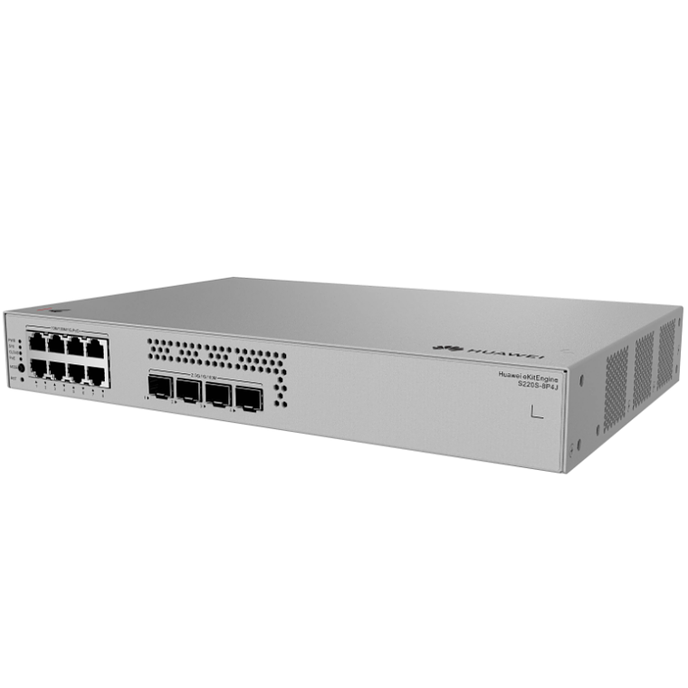 Switch8 Puertos Huawei eKit S220S-8P4J Gestionado L2 Gris 2