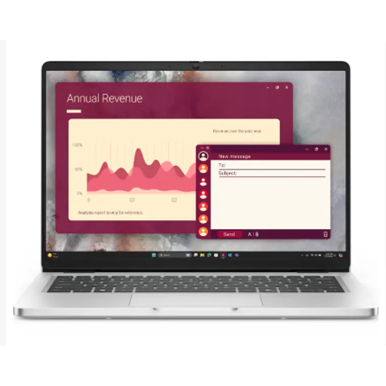 Notebook Dell Pro de 14“ (Ultra 7 255U, 16GB Ram, 512GB SSD, Win11 Pro) + Mouse Dell MS3320W 1