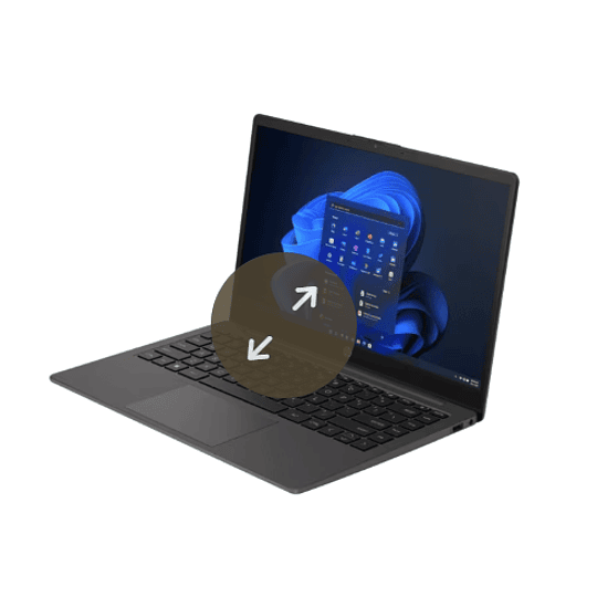 Notebook HP 245 G10 de 14“ (Ryzen 3-7330U, 8GB Ram, 512GB SSD, Win11 Home) 