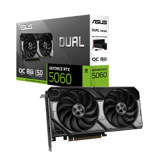 Tarjeta de Video Asus Dual Nvidia GeForce RTX 5060 OC Edition