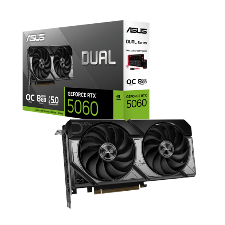 Tarjeta de Video Asus Dual Nvidia GeForce RTX 5060 OC Edition 1