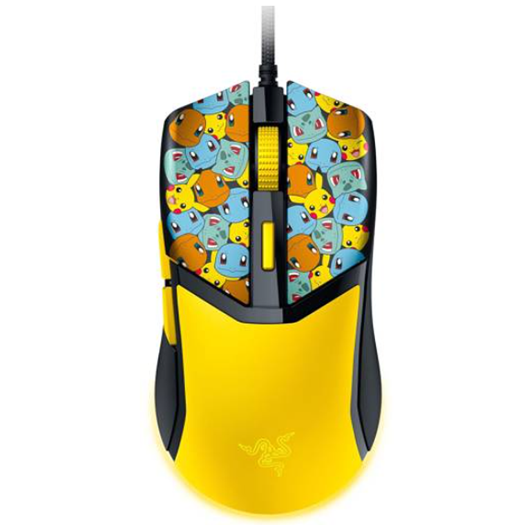 Mouse cableado Gamer Razer Cobra Pokemon - Negro - Amarillo 1