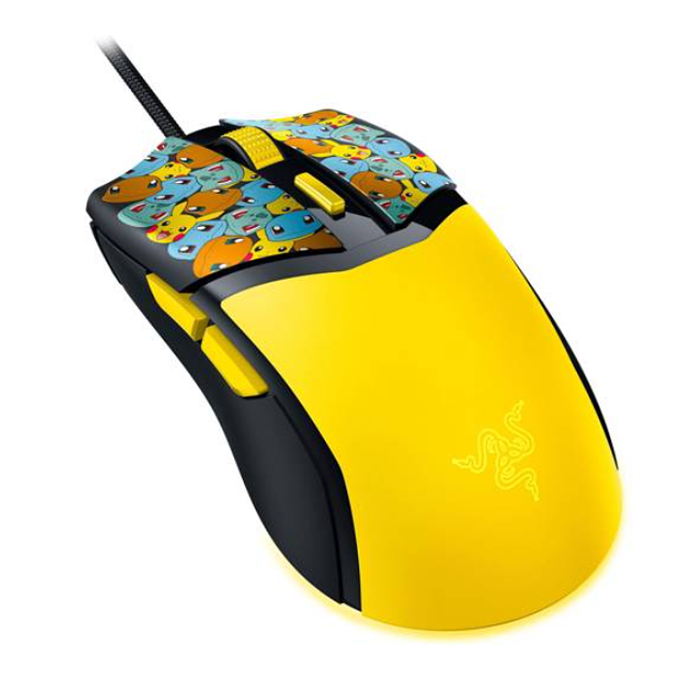 Mouse cableado Gamer Razer Cobra Pokemon - Negro - Amarillo 3