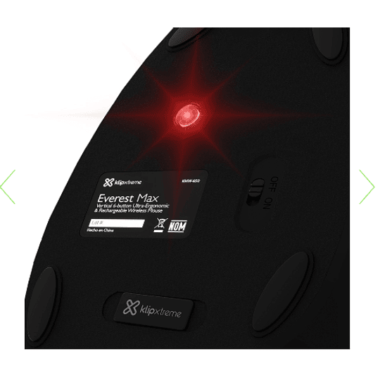  Mouse inalámbrico Klip Xtreme - Vertical 