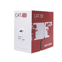 Cable al por mayor Hikvision, 305 m - 5 mm - UTP - blanco