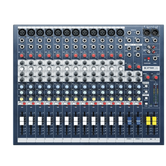 Mezclador analógico Soundcraft - SCR-RW5736US