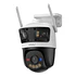 Cámara IMU Cruiser Triple 11MP lente tripe, 2 lente fijos de 3MP 1 lente PT de 5MP de exterior audio bidireccional.