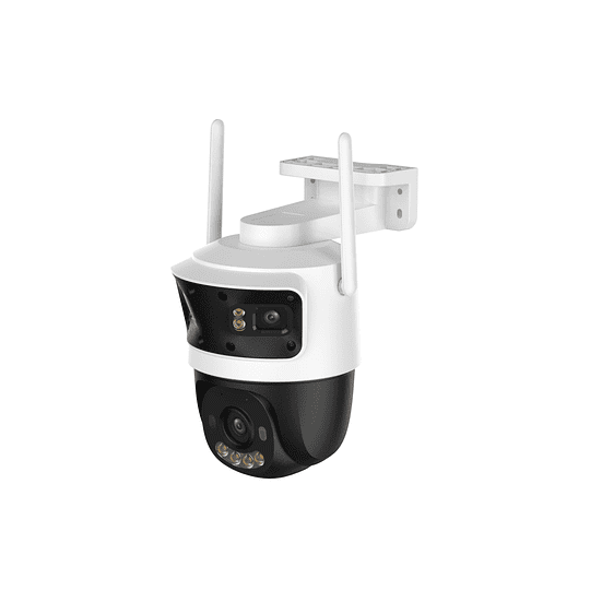 Cámara IMU Cruiser Triple 11MP lente tripe, 2 lente fijos de 3MP 1 lente PT de 5MP de exterior audio bidireccional.