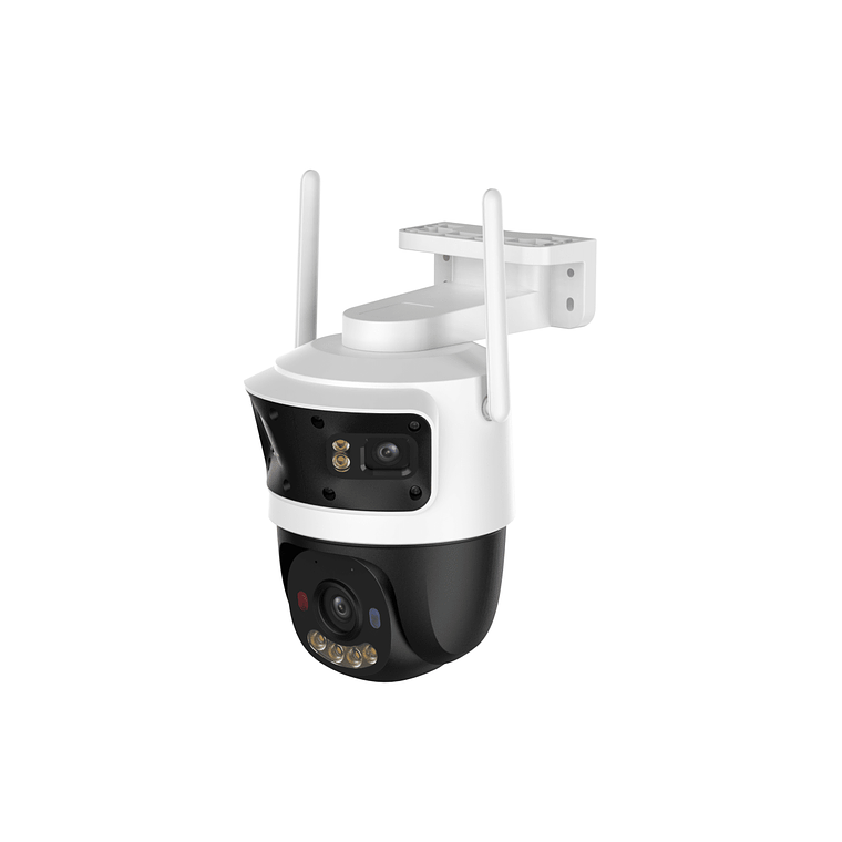 Cámara IMU Cruiser Triple 11MP lente tripe, 2 lente fijos de 3MP 1 lente PT de 5MP de exterior audio bidireccional. 5