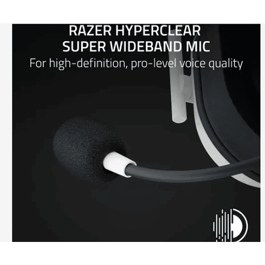 Audífonos Gamer inalámbricos Razer BlackShark - White Edition