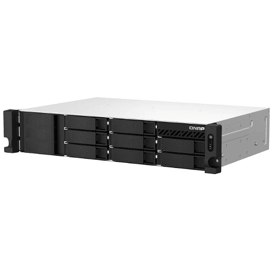 Servidor NAS QNAP TS-873AeU-RP (Ryzen V1500B, 4GB RAM, 8 Bahías, 2U, 300W)