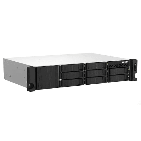 Servidor NAS QNAP TS-873AeU-RP (Ryzen V1500B, 4GB RAM, 8 Bahías, 2U, 300W)