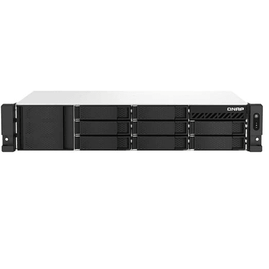 Servidor NAS QNAP TS-873AeU-RP (Ryzen V1500B, 4GB RAM, 8 Bahías, 2U, 300W)