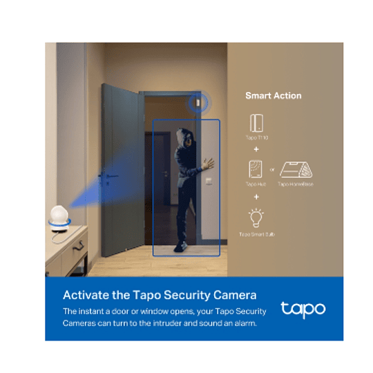 Sensor de contacto magnético inteligente Tapo