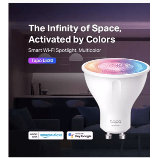 Pack 2 Bombillas GU10 Multicolor Wi-Fi Tapo - Tapo L630(2-pack).