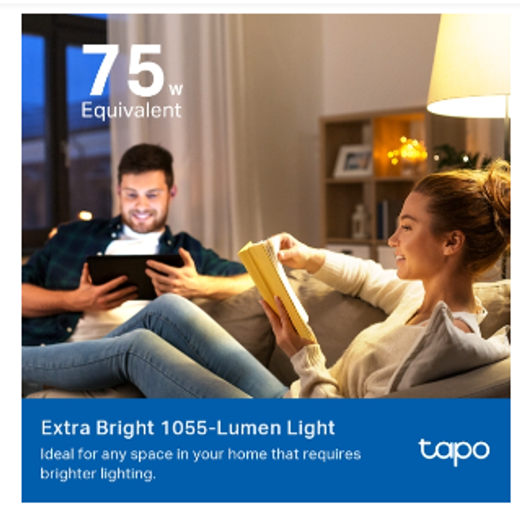 Ampolleta LED inteligente TP-Link Tapo L535E RGB multicolor con control por app 3